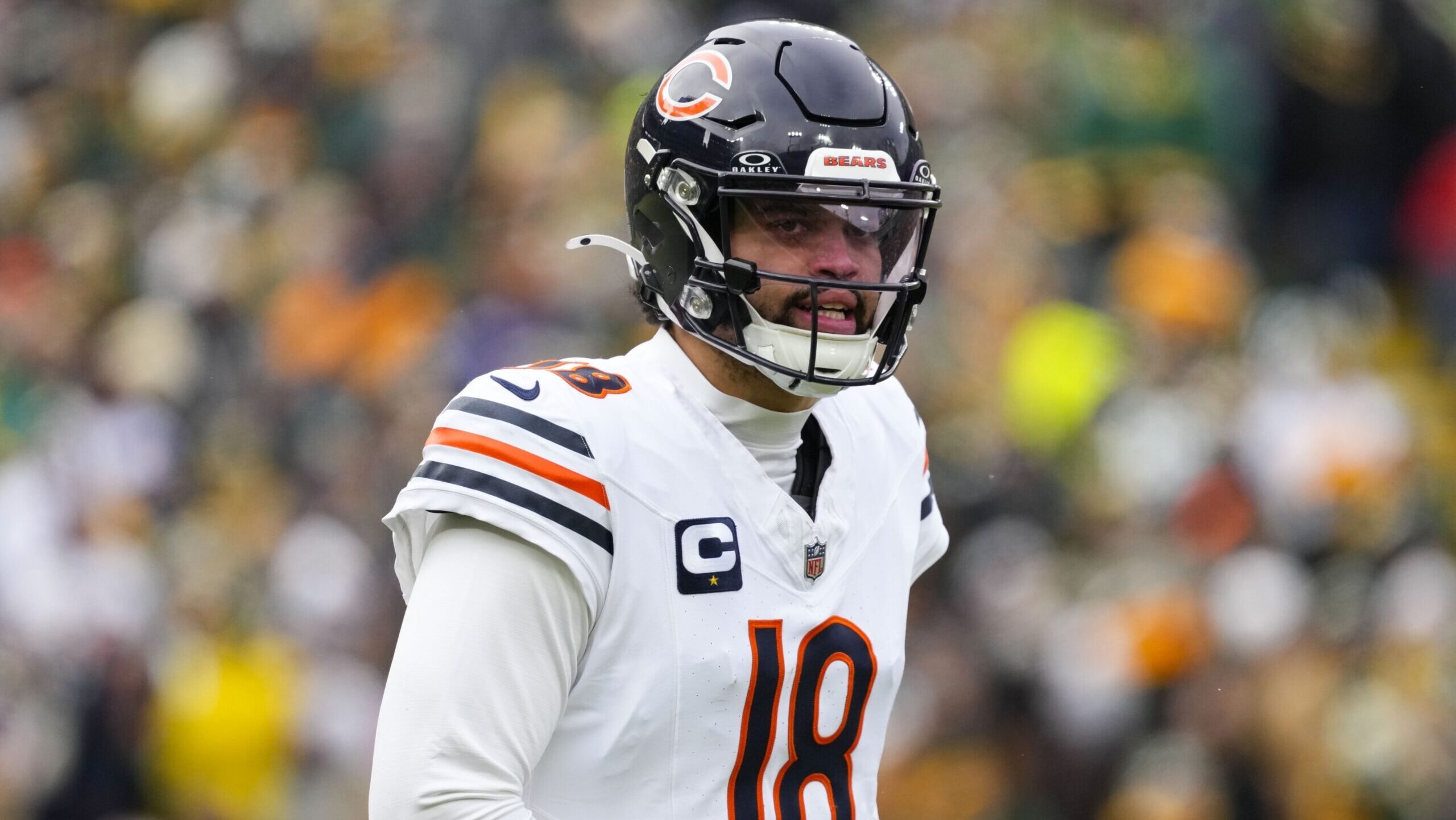 Bears coach Ben Johnson says Caleb Williams is “close” to returning from hamstring injury