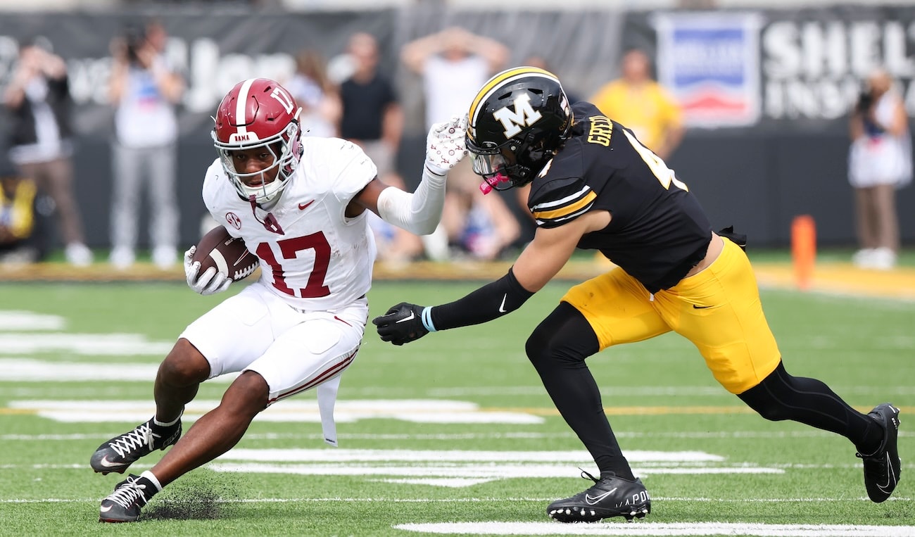 Alabama coach Kalen DeBoer says WR Lotzeir Brooks is dealing with an injury