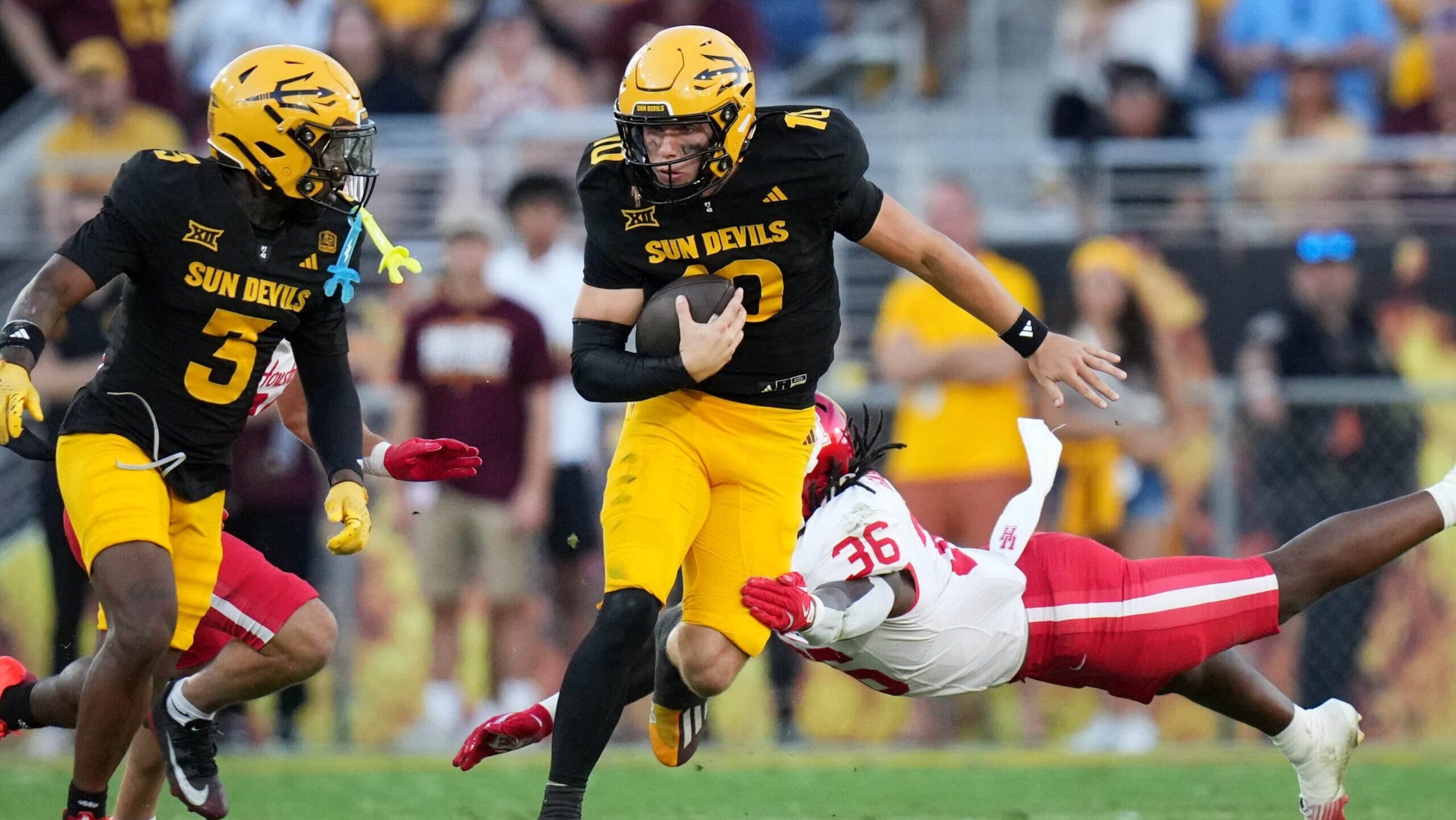 Sam Leavitt laughs off his first impressions after moving to Louisiana