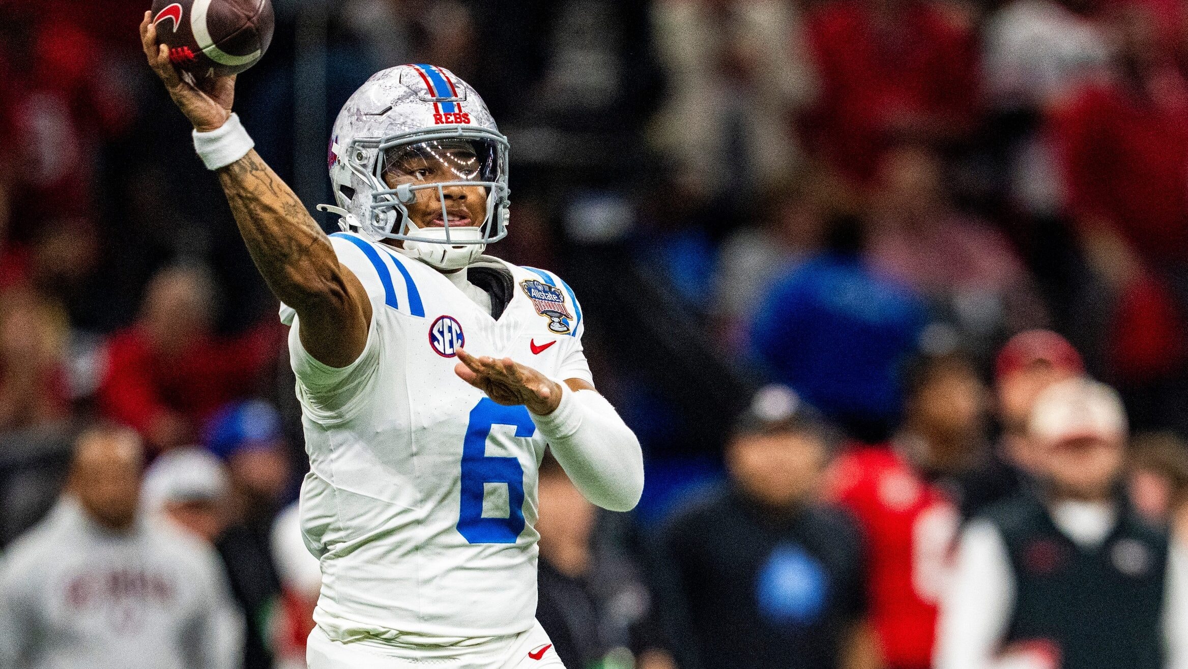 Trinidad Chambliss “uninvited” after mix-up at 2025 Manning Passing Academy, report says