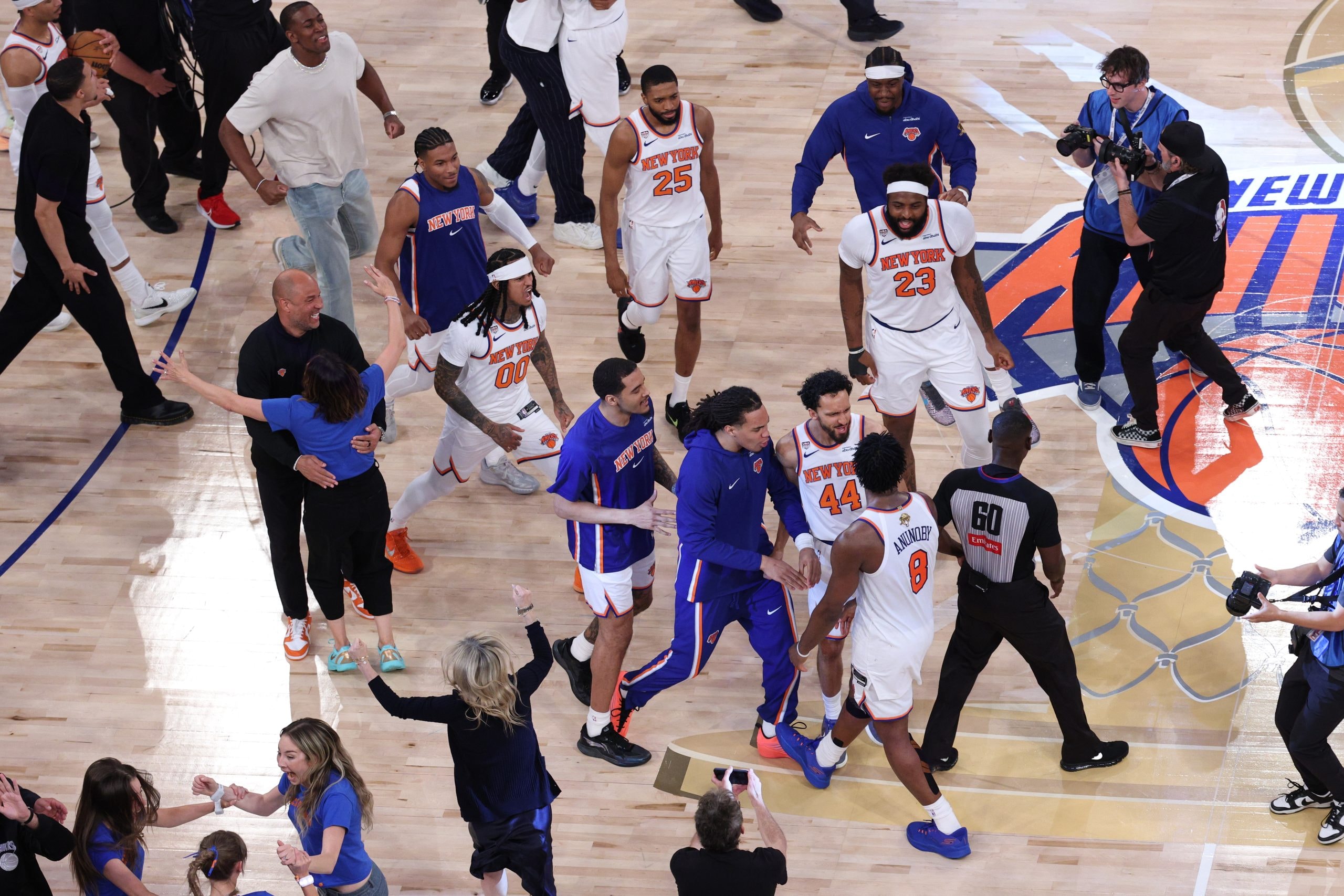 Herbstreit and Calipari swap scouting for the Finals, turning Knicks Game 4 comeback into a shared Knicks-watching moment