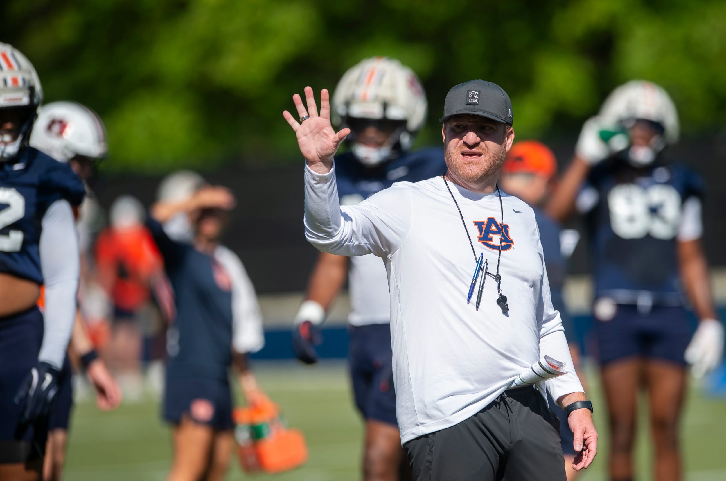 Alex Golesh explains why DJ Lagway is a threat Baylor will have to account for in Week 1