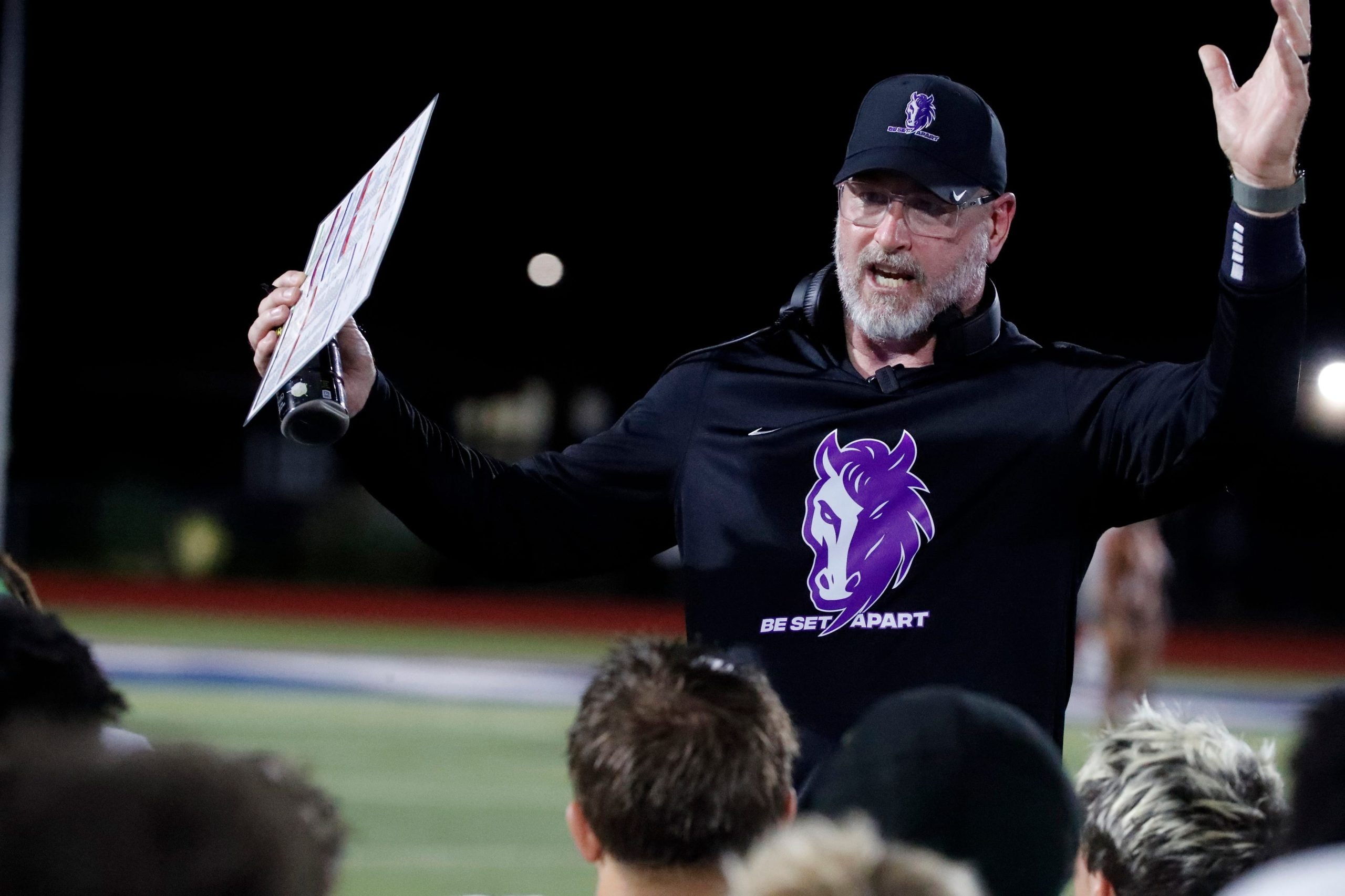 Trent Dilfer returns to Lipscomb Academy, unveiling an unusual social-media graphic for the 2026 football schedule