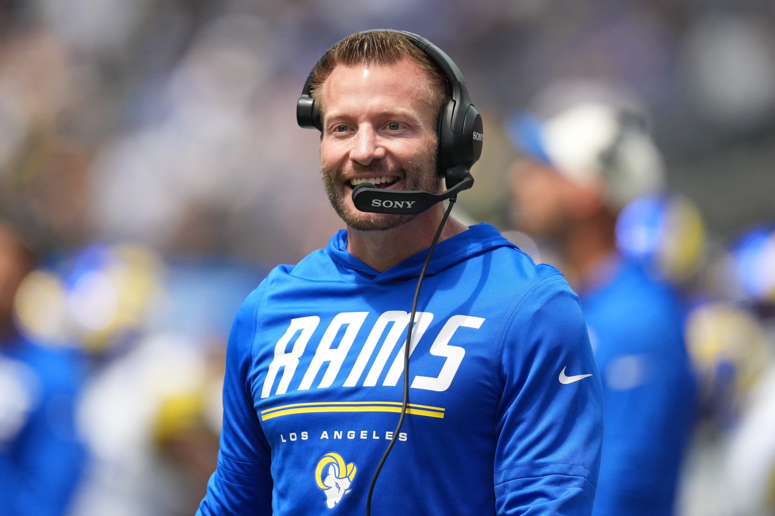Sean McVay responds with a blunt joke as NFL players keep showing up on college rosters